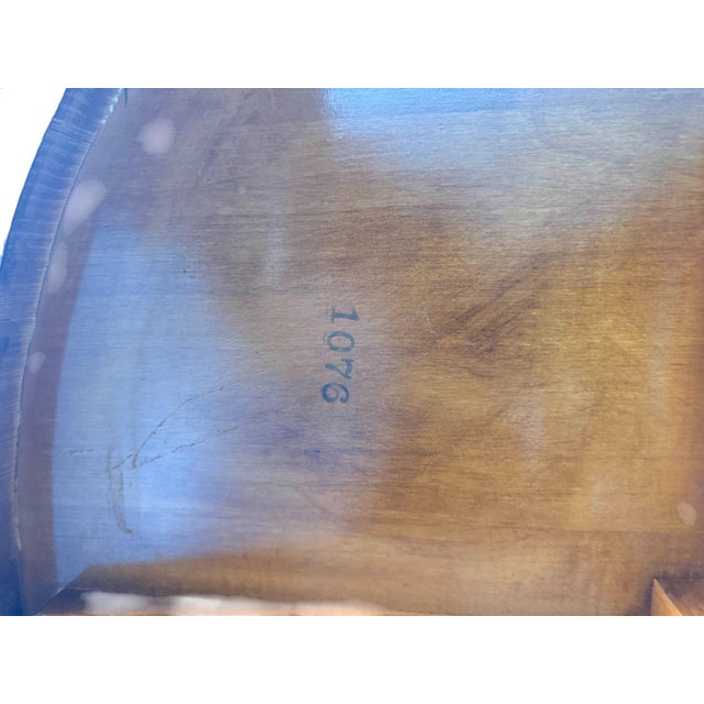 Late 20th Century Dining Game Table With Glass Top Attributed to Miller Desk For Sale - Image 9 of 11