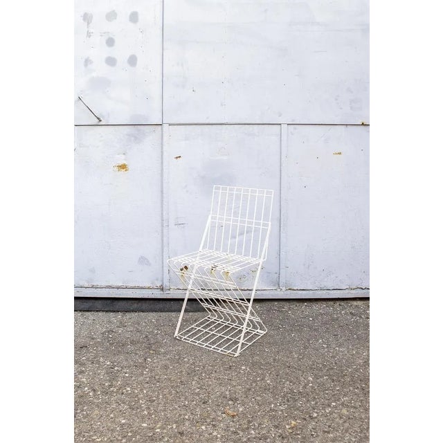 Brutalist Brutalist Stackable Chairs in Iron, Italy, 1970s, Set of 6 For Sale - Image 3 of 10