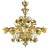 Contemporary Venetian Sunflowers Murano Glass Chandelier For Sale