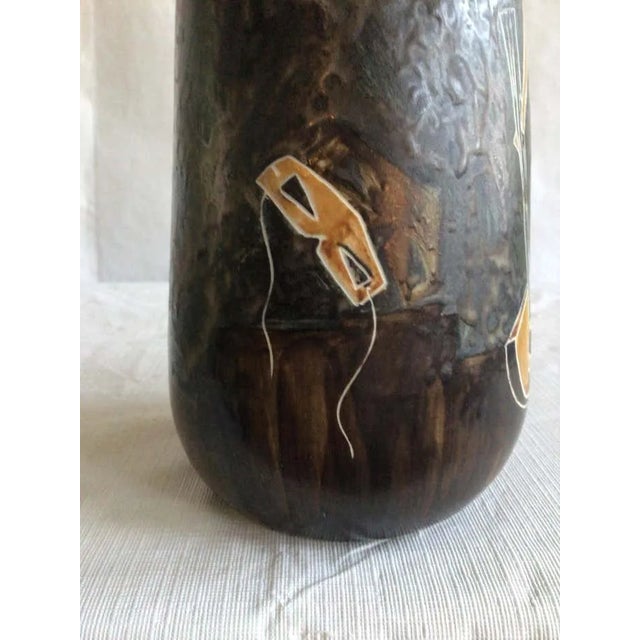 1960s Painted Ceramic Vase Depicting Objects from a Fête For Sale - Image 11 of 11
