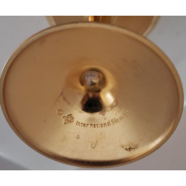 Mid 20th Century Mid 20th Century Mid-Century Modern International Silver Company Gold-Plated Champagne Coupes — Set of 4 For Sale - Image 5 of 6