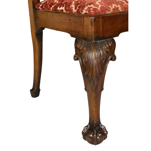 Set of Eight Waring and Gillow George III Style Mahogany Dining Chairs For Sale In Boston - Image 6 of 11