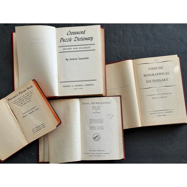 Early 20th Century Decorative Red Book Set for Library Decor For Sale - Image 5 of 7