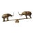 Dolbi Cashier Large Brass Elephants on Seesaw Sculpture ~ Circa 1980s For Sale