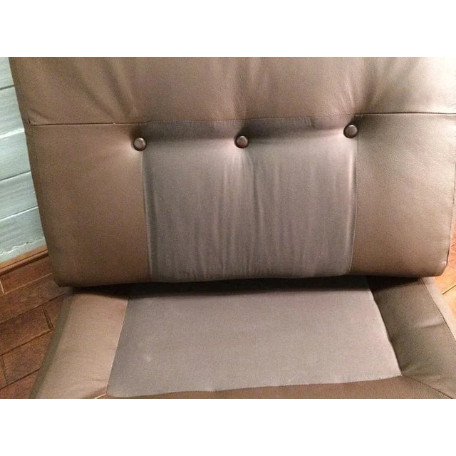 Vintage Amanta Leather Lounge Chairs by Mario Bellini for B&B Italia, Set of 4 For Sale - Image 18 of 18