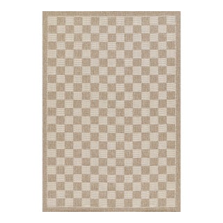 Erin Gates by Momeni Saybrook Check Grey Indoor/Outdoor Area Rug 2' X 3' For Sale