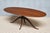 Oval Dining Table in Walnut attributed to Franco Buzzi, Italy, 1940s For Sale - Image 3 of 18
