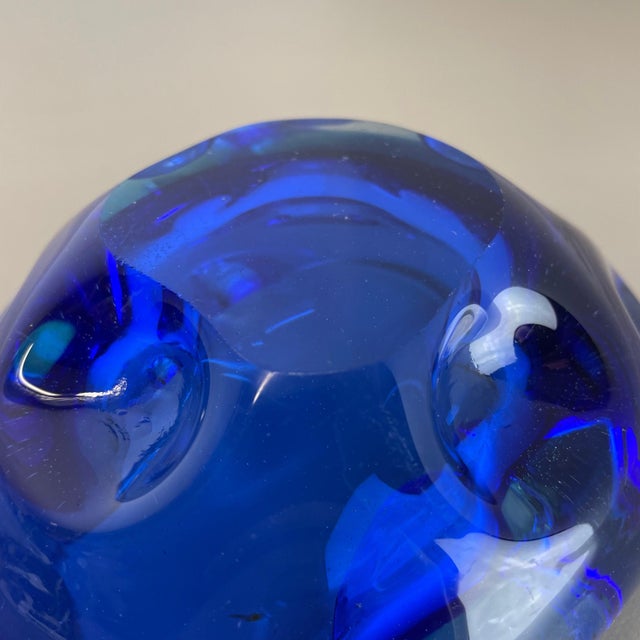 Light Blue Murano Glass Bowl or Ashtray, Italy, 1970s For Sale - Image 18 of 18