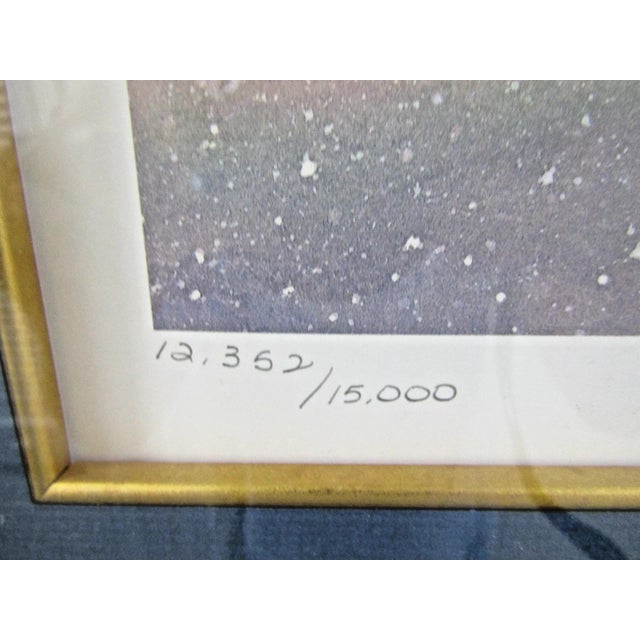 Blue 1990s Trisha Romance the Home Bakery Matted and Framed Numbered Print For Sale - Image 8 of 15