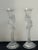Pair of Frosted Crystal Snow Kissing Doves Candlesticks Sign Igor Carl Faberge for the House of Faberge Made in France For Sale - Image 15 of 18