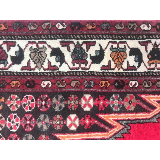 Textile Vintage Wool Zanjan Rug, 1960s For Sale - Image 7 of 13