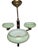 Art Deco Style Bakelite Chandelier, Poland, 1950s For Sale - Image 12 of 15