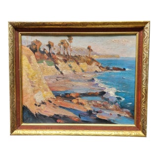 Oil on Canvas Painting of Laguna Califoria For Sale
