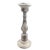 1930's Marble Balustrade Form Pedestal 34 1/2" White and Gray From Italy For Sale - Image 13 of 13