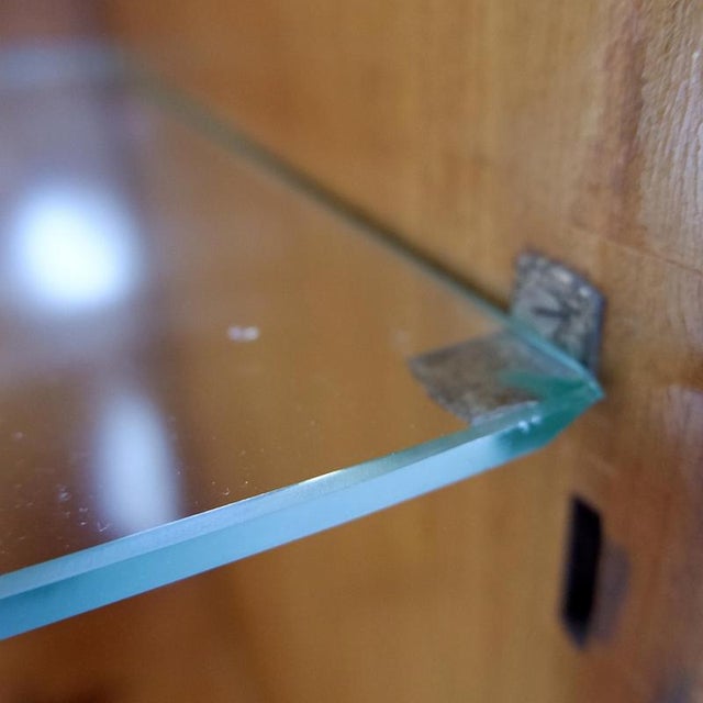 Art Deco Display Cabinet in Walnut Veneer, 1930 For Sale - Image 15 of 16