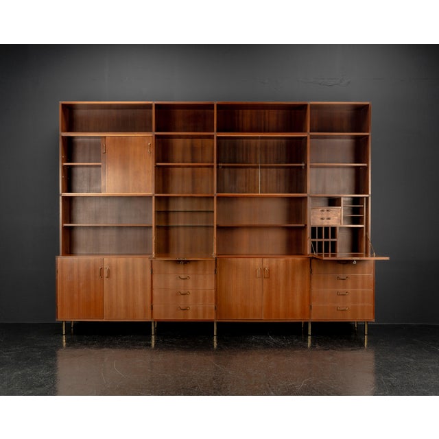 Sideboard with Shelves by Erwin Behr Study for BMZ, 1950s For Sale - Image 9 of 18
