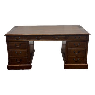 English Oak Desk from Eichholtz For Sale