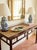Antique Victorian Majolica Oval Pedestal Dish With Botanical & Greek Key Motif For Sale - Image 9 of 12