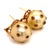 South Sea Pearl Sapphire Earrings 14k Gold Certified For Sale - Image 12 of 15