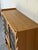 Licentia Møbler Oak Glass Bookcase With Scalloped Edges Danish Mid-Century Modern 1970s For Sale - Image 4 of 11