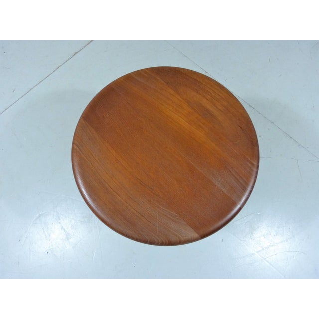 1970s Danish Teak Stool, 1970s For Sale - Image 5 of 13