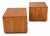 Brown Pair of Vintage Campaign Style Nightstands / End Tables For Sale - Image 8 of 8