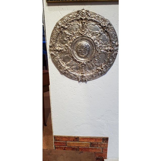 Silver Silvered Bronze Plate, 1890s For Sale - Image 8 of 11