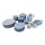 Mid 20th Century Stangl Spongeware Pottery Large Dish Set - 43 Pieces For Sale