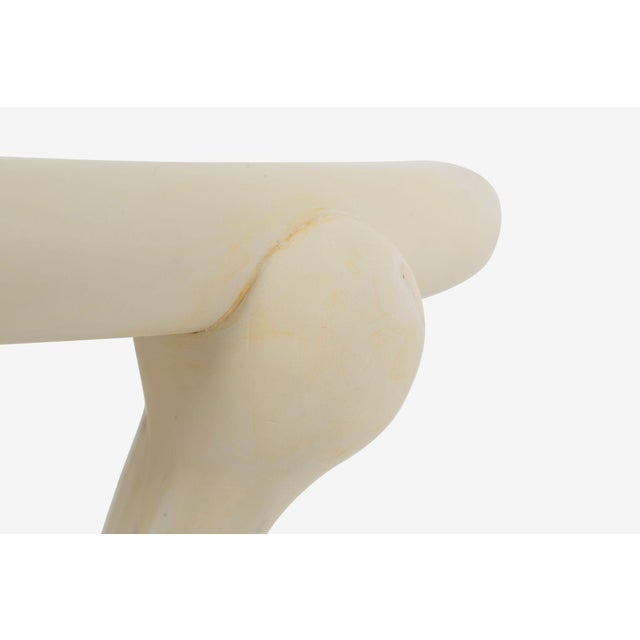 Wood John Dickinson Rare Bone Cigarette Side Table 1977 For Sale - Image 7 of 9