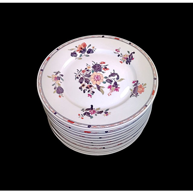 1960s Large Porcelain Dinner Service by Raynaud Limoges, 1960s, Set of 69 For Sale - Image 5 of 17