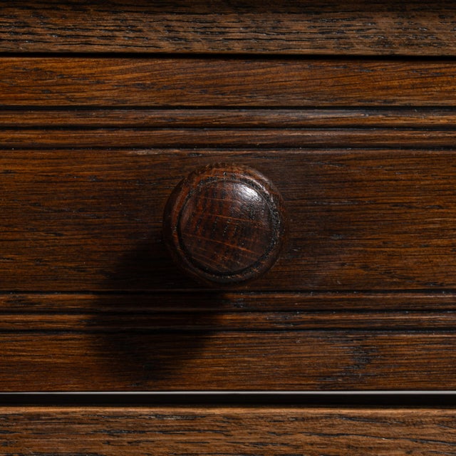 1900 - 1909 France Amber Oak Side Table For Sale - Image 14 of 15