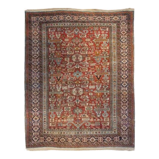 19th Century Floral Pattern Perepedil Rug For Sale