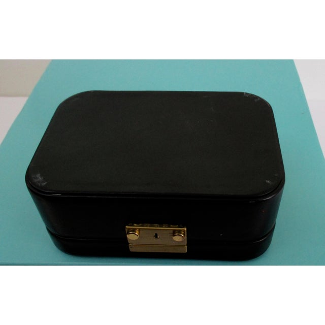 Tiffany & Co. Black Leather Jewelry Box Case Chairish