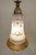 A dramatic and sculptural Hollywood Regency Lightolier stunning finely detailed slag glass pendant lantern shaped form...