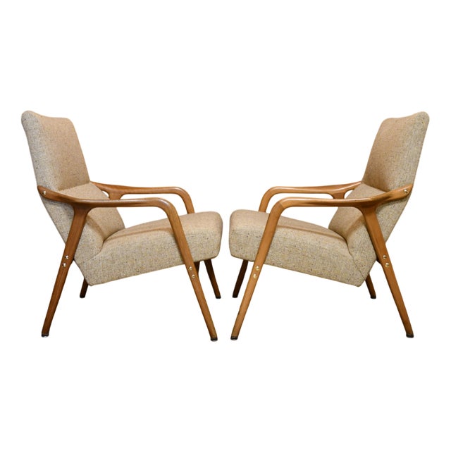 Armchairs by Bertil Fridhagen for Bodafors, 1960s, Set of 2 For Sale