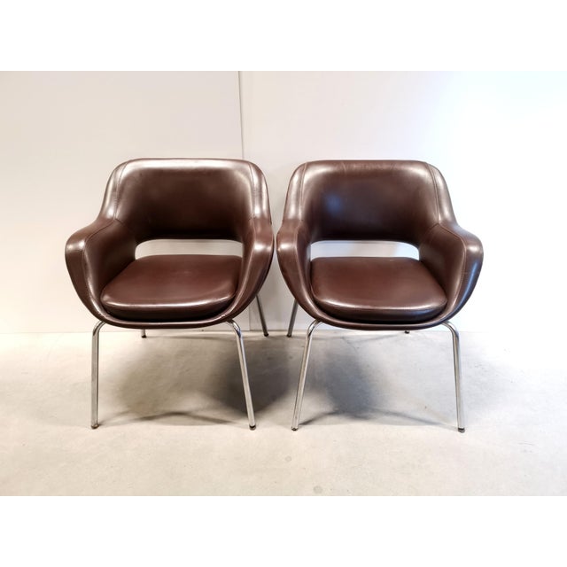 Mid-Century Modern French Armchair by Olivier Mourgue for Airborne, 1960s For Sale - Image 13 of 13