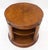 Henredon Burl Walnut Round Center Lamp Side Occasional Table Stand Shelves For Sale - Image 10 of 12