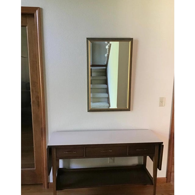 Vintage Beveled Hall Wall Mirror For Sale - Image 10 of 11