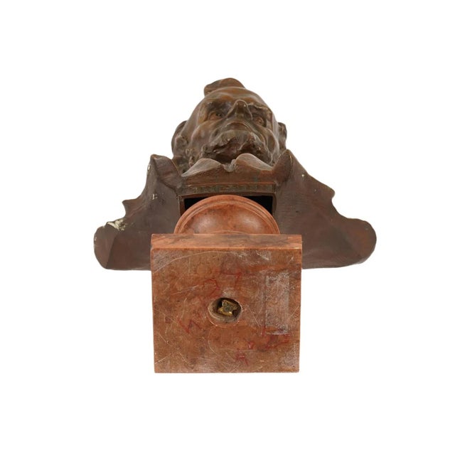 Traditional Attr Hans Muller Bronze Sculpture of Abraham Lincoln For Sale - Image 3 of 7