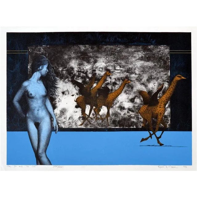 Paper One In, Two Out Serigraph by Robert Malone For Sale - Image 7 of 12