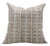 Fabdivine Handcrafted Block Print Cushion Cover 14x20 Inch Linen Blend- Garud For Sale