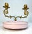 Vintage Pate Sur Pate Italian Pink Porcelain Gilt Bronze Ashtray Candle Holder For Sale In New York - Image 6 of 9