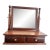 Mid 20th Century Federal Style Mahogany Tabletop Shaving Mirror For Sale