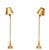 Gold Leaf Table Lamps, France, 1970s, Set of 2 For Sale - Image 3 of 13
