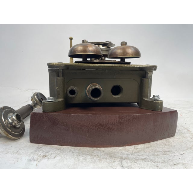 Bronze on-Board Telephone from Ericsson, 1940s For Sale - Image 10 of 18