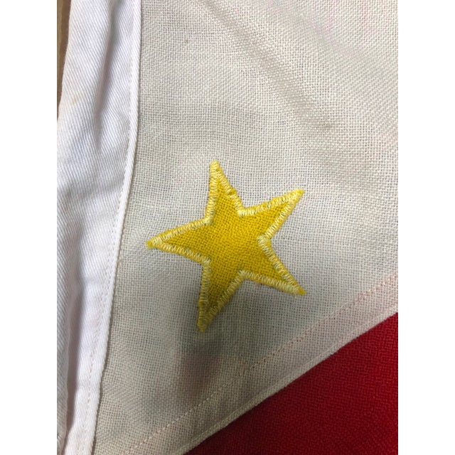 Vintage Cotton Nautical Flag of the Philippines Chairish
