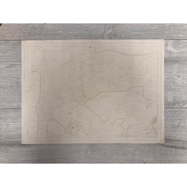 The District Pontoise and Gonnesse Chart by Anton Friedrich Büsching, 1806 For Sale - Image 6 of 17
