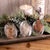 Glass Burgandy Dried Floral Glass Ornament (Set of 12) For Sale - Image 7 of 8