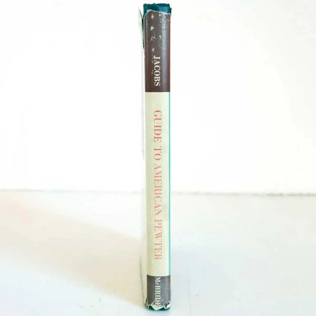 Paper Vintage Guide to American Pewter by Carl Jacobs First Edition Book For Sale - Image 7 of 8