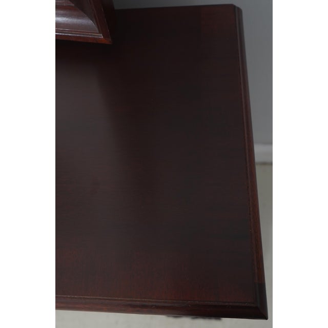 Thomasville Chippendale Style Mahogany Dresser W. Mirror For Sale - Image 14 of 18